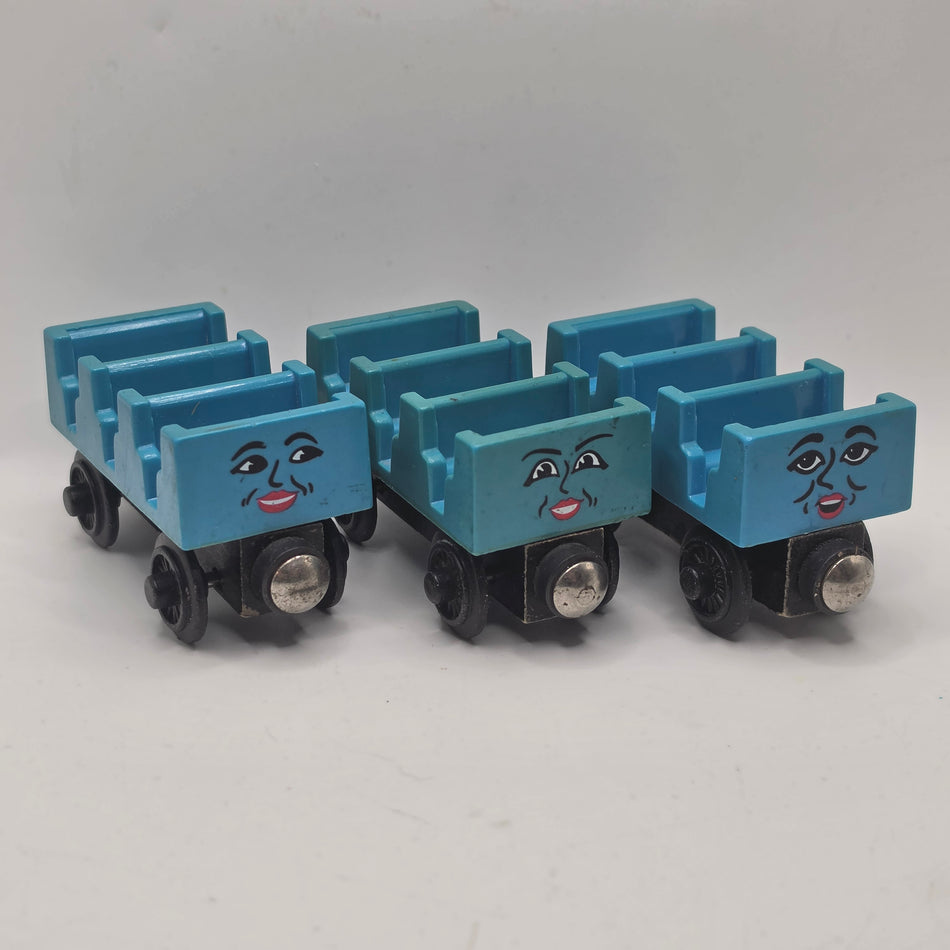 Ada Jane and Mabel - Thomas & Friends Wooden Railway 1997 LC99081 #1
