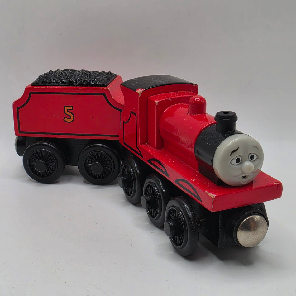 Red Nosed James - Thomas & Friends Wooden Railway 1999 #1