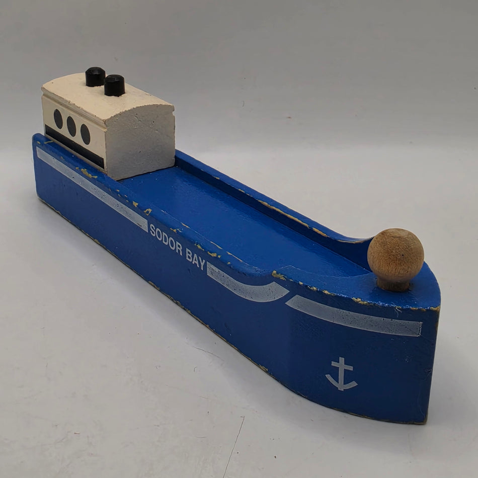 Sodor Bay Cargo Ship Wooden Railway Thomas & Friends 1993 First Ed. LC99059 #2