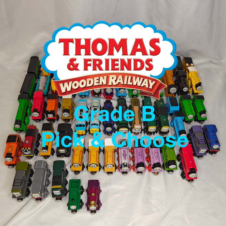 YOU CHOOSE - Grade B - Thomas & Friends Wooden Railway *MILDLY* Paint Chipped or Damaged Train Engine Toys