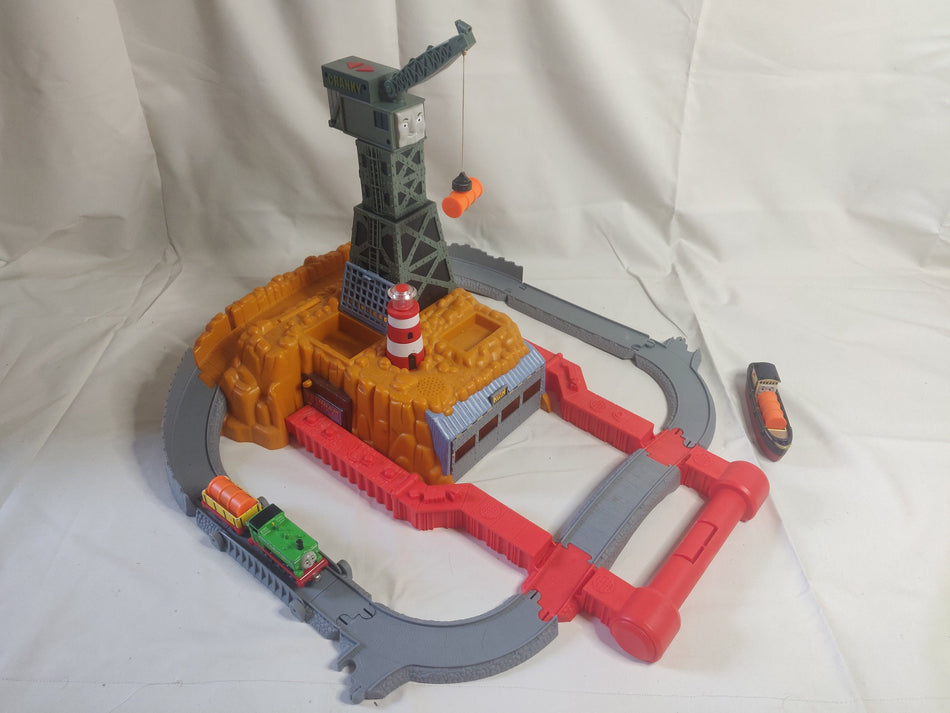 Brendam Docks Electronic Playset - Take Along Thomas & Friends LC76511 NEAR COMP