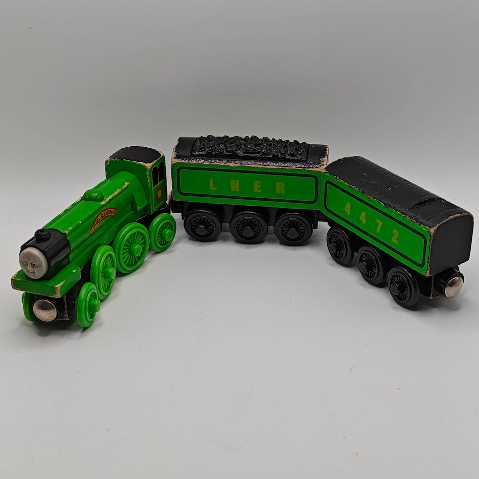 FLYING SCOTSMAN - Thomas & Friends Wooden Railway Train Engine Toys (See other listings for all A, B and C grade trains and other vehicles!)