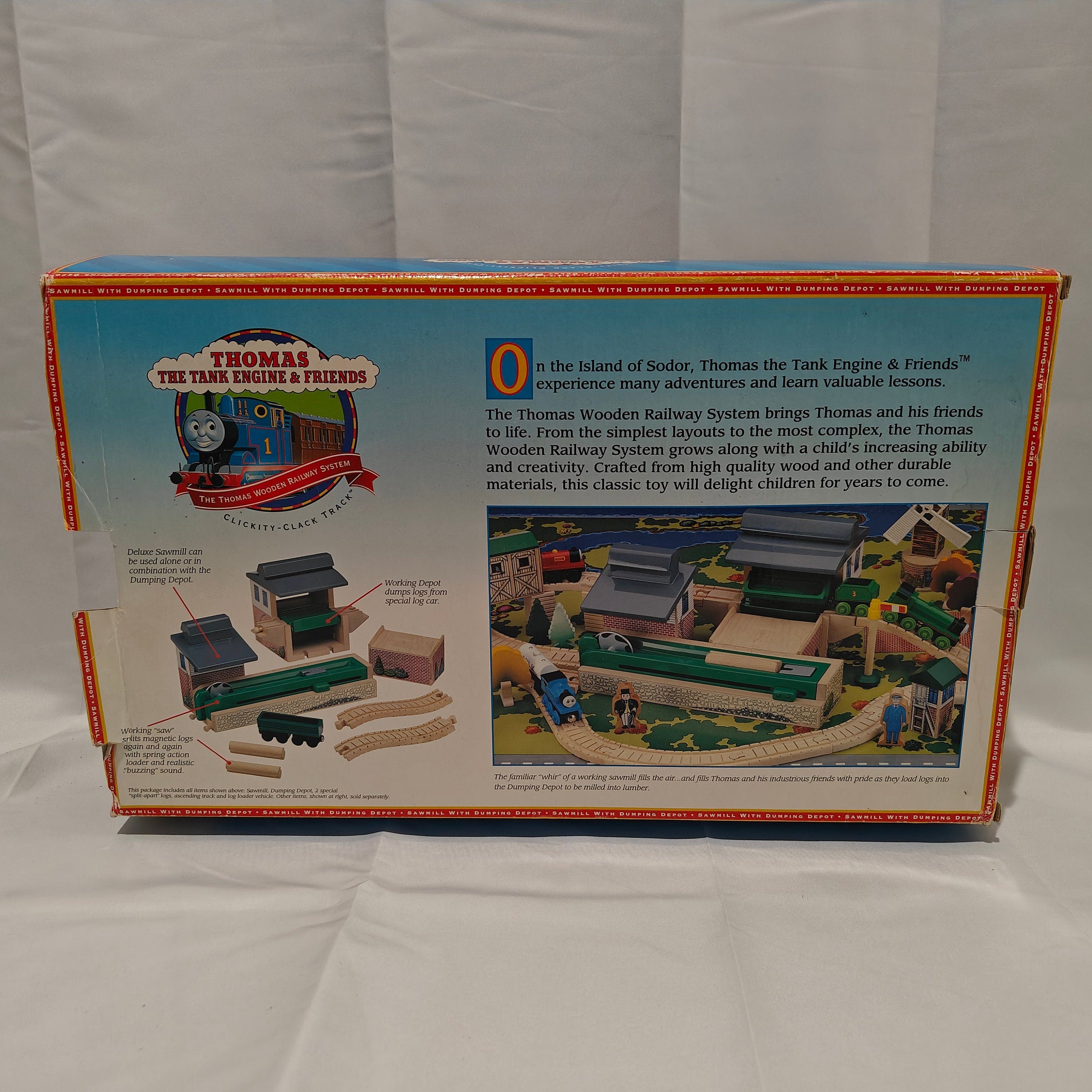 Thomas wooden railway sawmill and outlet dumping depot