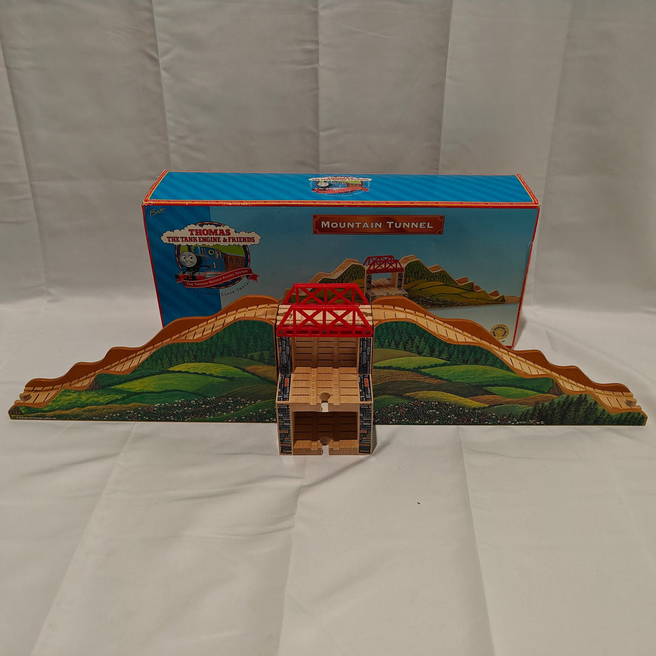 MOUNTAIN TUNNEL w/ Box - Wooden Railway Thomas & Friends 1997 LC99323