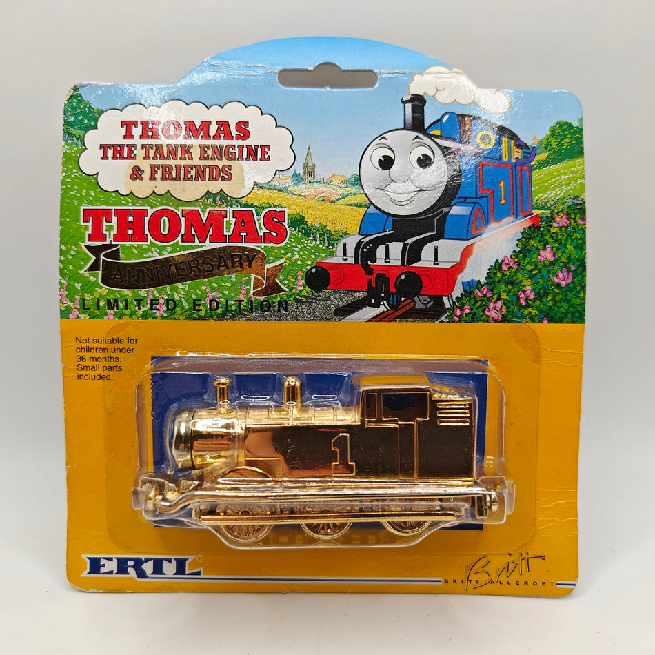 ERTL - NEW Limited Edition Gold Thomas - Thomas & Friends Metal Diecast Railway