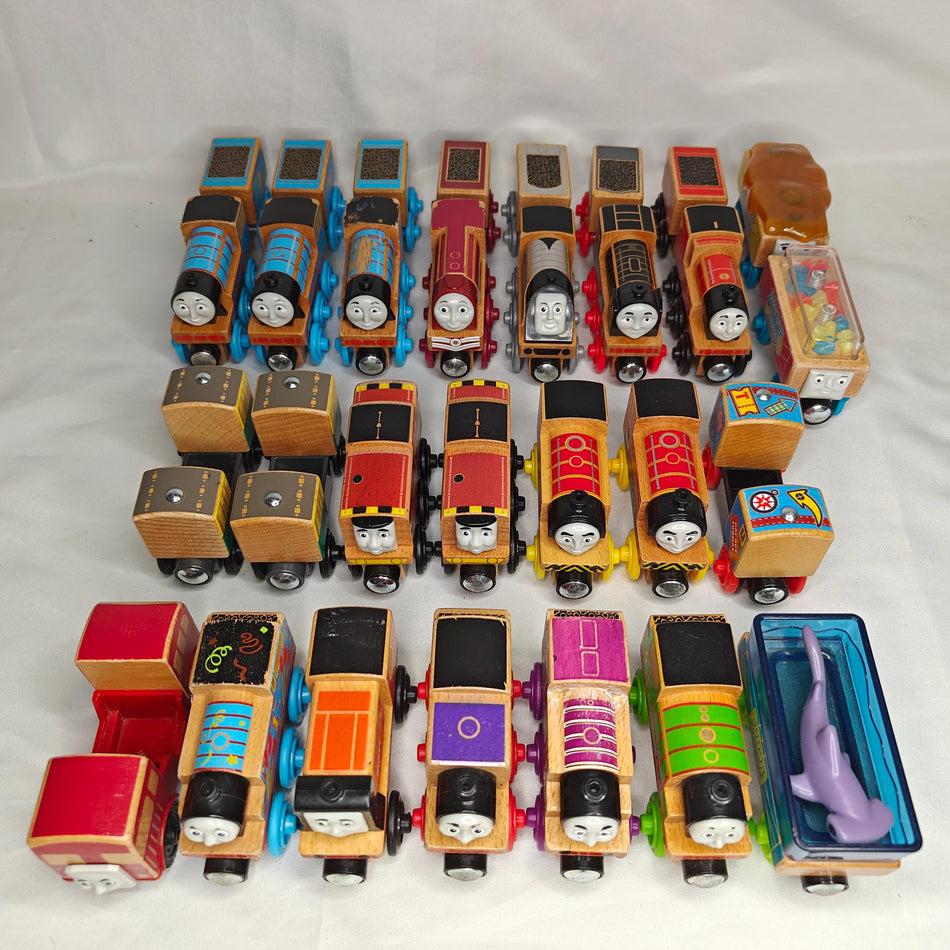 YOU CHOOSE - Thomas & Friends Wood by Fisher-Price Real Exposed Wooden Train Engine Toys (See other listings for other vehicles and types)