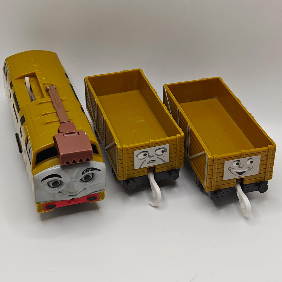 Diesel 10 - *Repaired* - Plarail by TOMY Thomas & Friends Motorized Train (Trackmaster Compatible!)