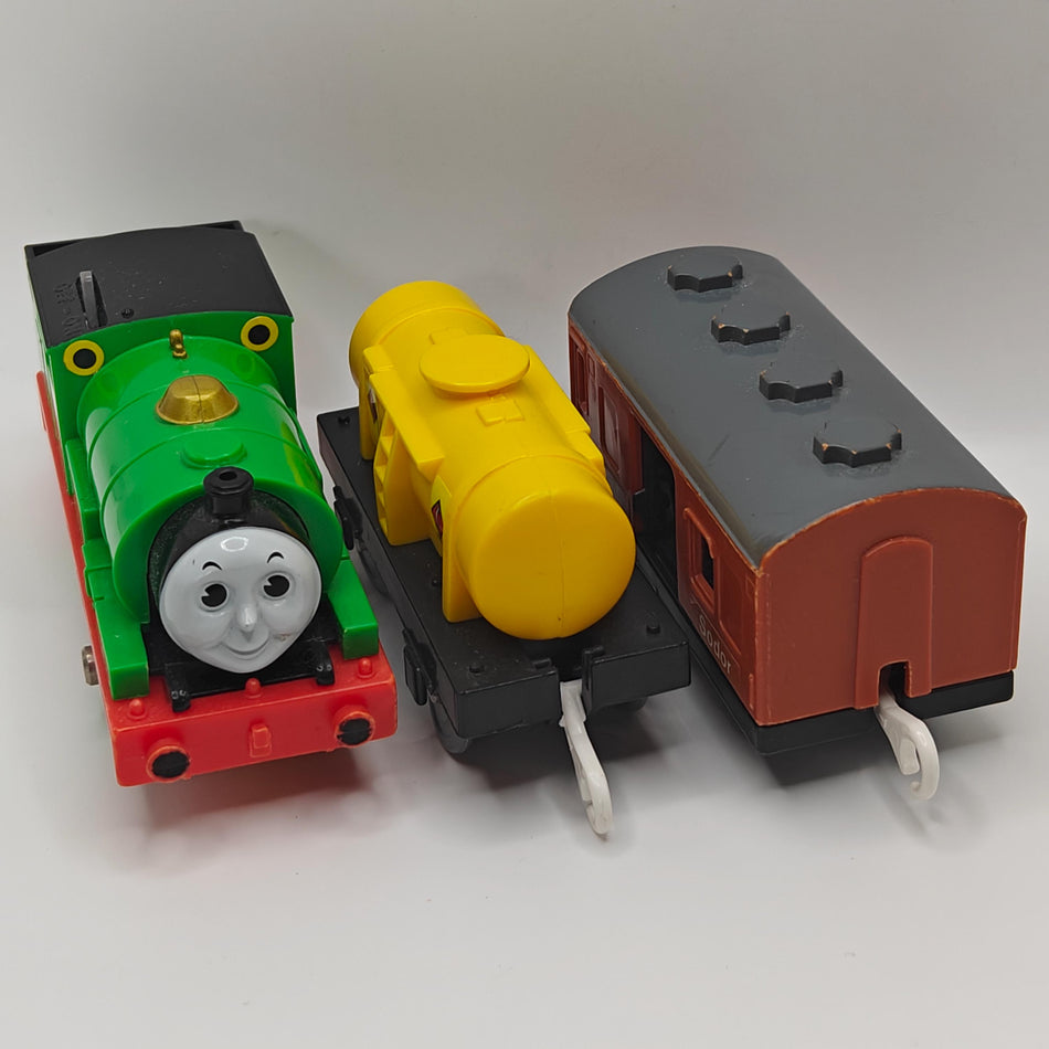 Percy - *Repaired* - Plarail by TOMY Thomas & Friends Motorized Train (Trackmaster Compatible!)