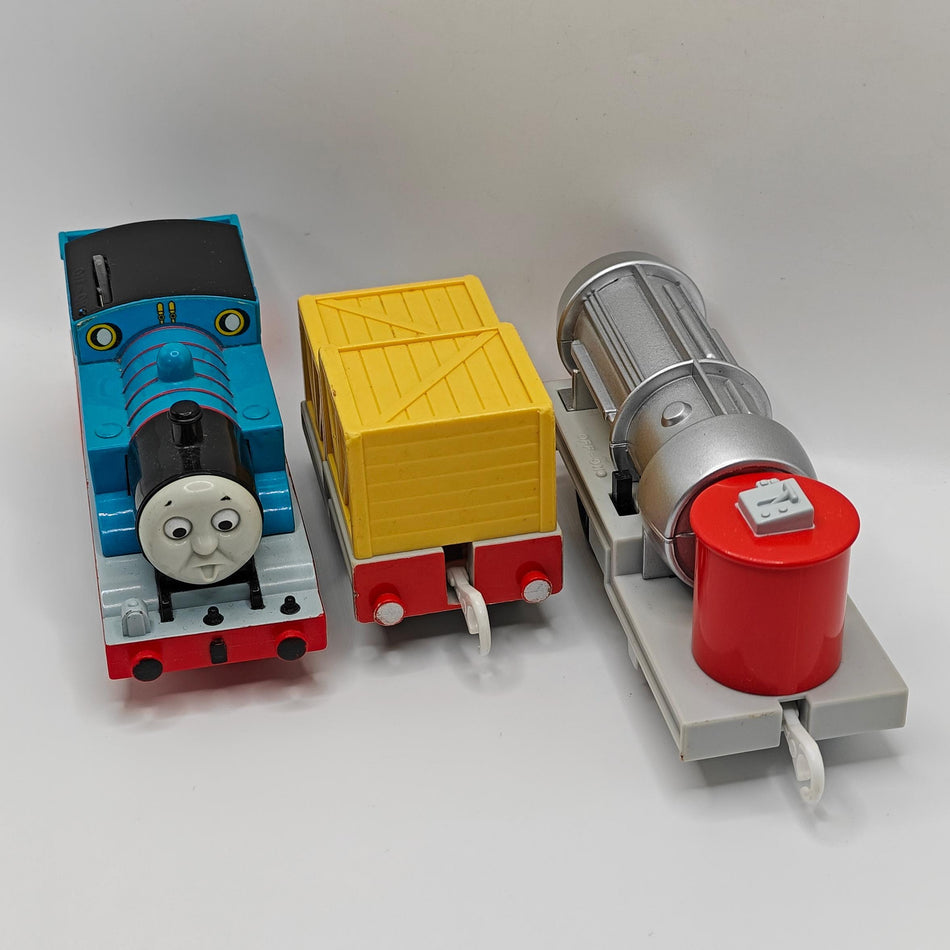 Thomas and the Jet Engine (White Running Board) - *Repaired* - Plarail by TOMY Thomas & Friends Motorized Train (Trackmaster Compatible!)