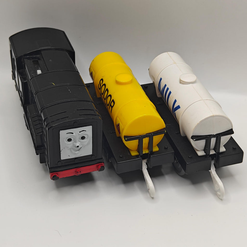 Diesel - *Repaired* - Plarail by TOMY Thomas & Friends Motorized Train (Trackmaster compatible!)