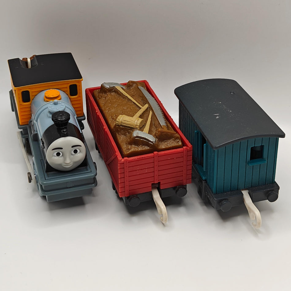 Bash the Logging Loco - *Repaired* - Trackmaster by Fisher-Price Thomas & Friends Motorized Train