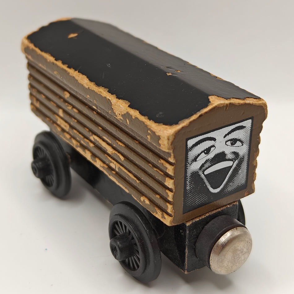 Troublesome Brakevan - Thomas & Friends Wooden Railway Late 1994 Black Roof