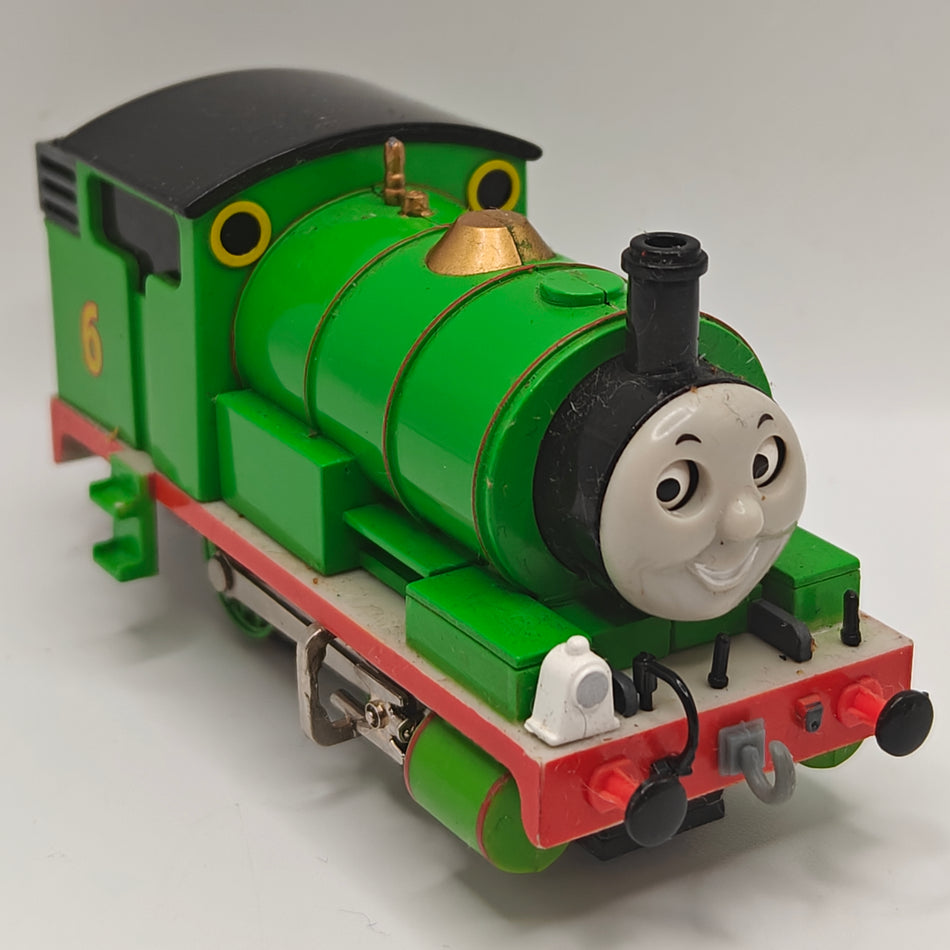 TESTED - Percy w/ Moving Eyes - Thomas Bachmann 58742 HO Scale